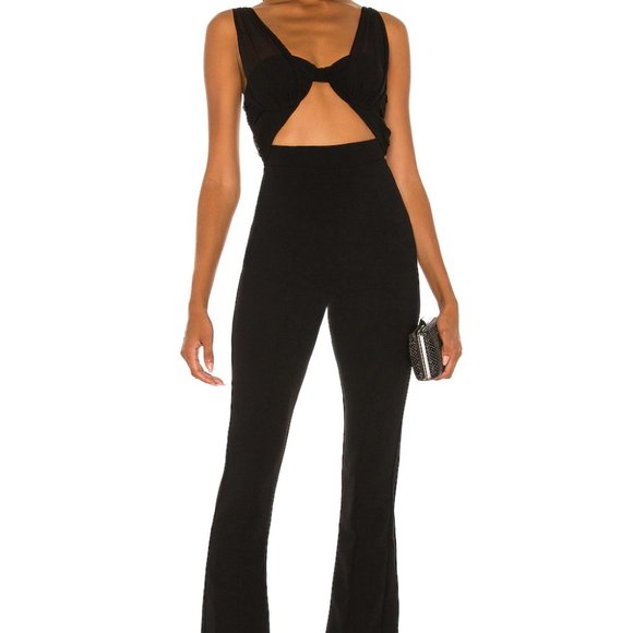 NBD Pants - NEW Stas Black Jumpsuit NBD